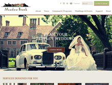 Tablet Screenshot of meadowbrookhall.org